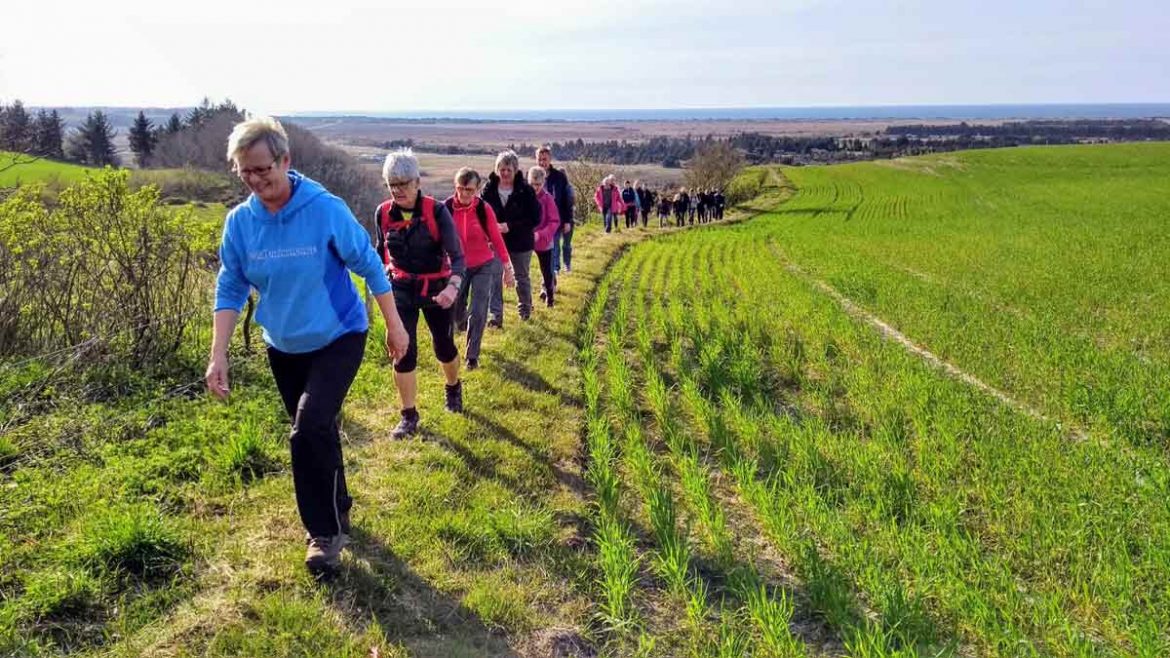 Ein neuer Premiumwanderweg in Nordjütland an der Jammerbucht.