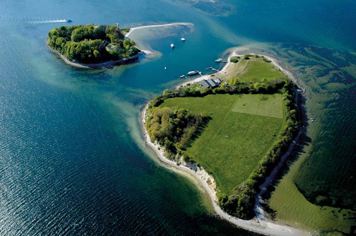 Die Ochseninseln in der Flensburger Förde.