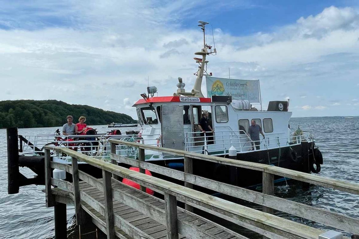 Die Fahrradfähre M/S Rødsand ist wieder auf der Flensburger Förde unterwegs.